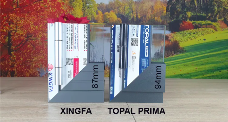 Khác biệt giữa Xingfa và Topal Prima