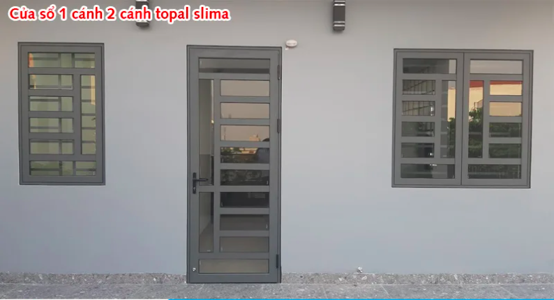 Cửa sổ nhôm topal slima đẹp